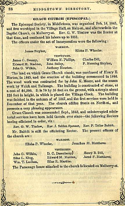 Archived Page from Middletown Directory