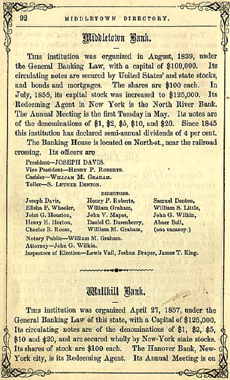 Archived Page from Middletown Directory