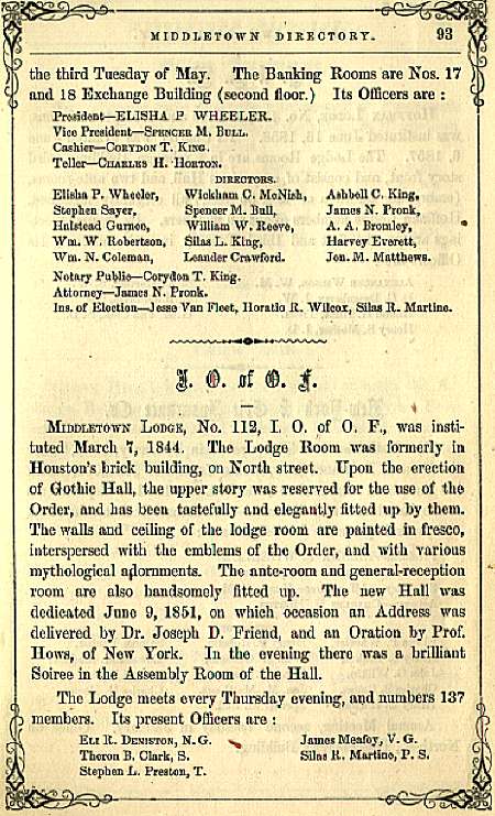 Archived Page from Middletown Directory