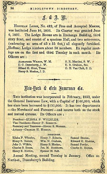 Archived Page from Middletown Directory