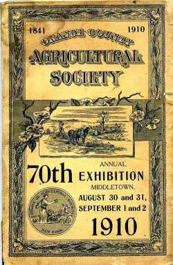 [Cover of Orange County Agricultural Society, 70th Annual Exhibition]
