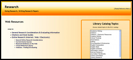Ready Reference: Research Papers